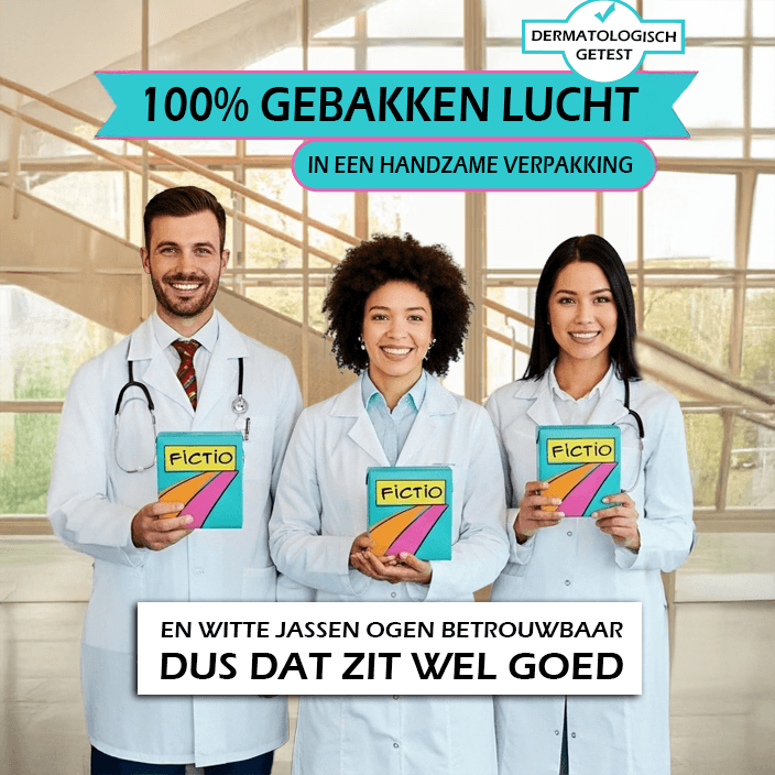 Verpakking van Fictio Medisch, klinisch geteste gebakken lucht